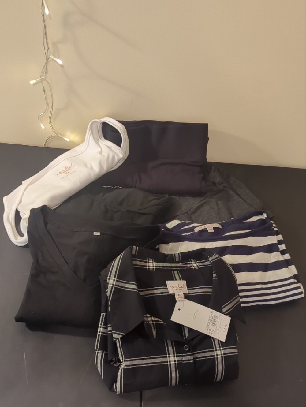 7-Piece Maternity Clothing Bundle, Size XL